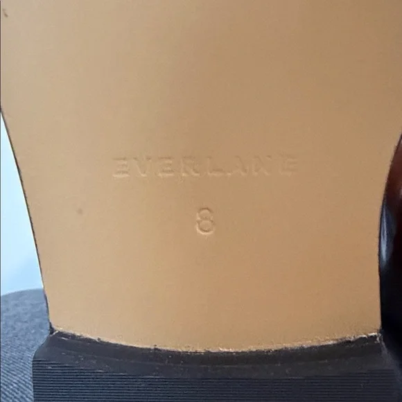 NWT Everlane Knee-High Leather Riding Boots Size 8 Brown - Picture 11 of 12
